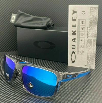 Pre-owned Oakley ✅  Mainlink Xl Oo9264-4261 Gray Ink W/ Prizm Sapphire Iridium Sunglasses