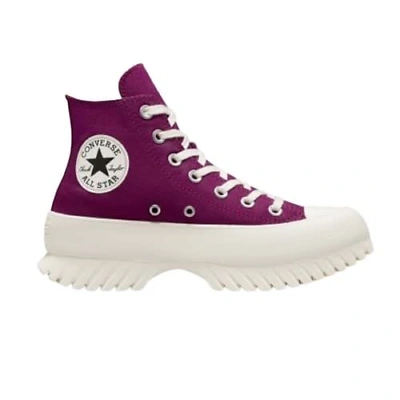 Pre-owned Converse Ctas Lugged 2.0 Hi Mystic Orchid/black/egret Size In Purple