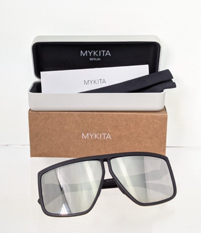 Pre-owned Tim Coppens Brand Authentic Mykita +  Tequilita Col. 301 63mm Black Frame In Grey Silver