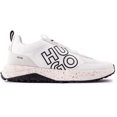 Pre-owned Hugo Boss Hugo Mens Kane Runn Running Style Sneakers White