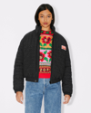 Kenzo Doudoune Sashiko Stitch Femme Noir In Noir