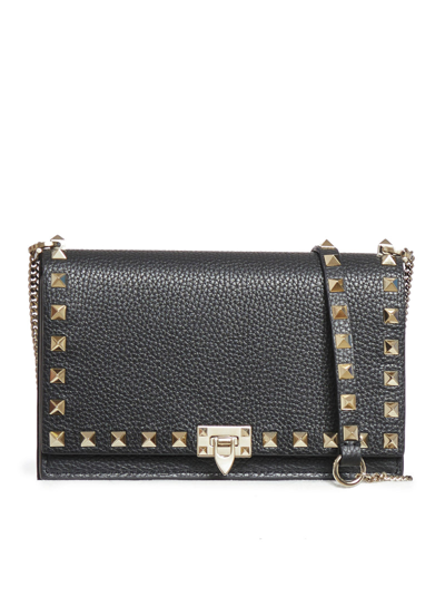 Valentino Garavani Women Pouch Rockstud In Black