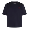 AMI ALEXANDRE MATTIUSSI AMI PARIS T-SHIRTS AND POLOS BLUE