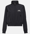 Balenciaga Women's 3b Sports Icon Small Fit Tracksuit Jacket In Black
