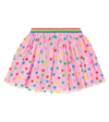 Stella Mccartney Elasticated-waistband Heart-print Tutu Skirt In Multicoloured
