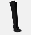 BALENCIAGA ANATOMIC OVER-THE-KNEE SOCK BOOTS