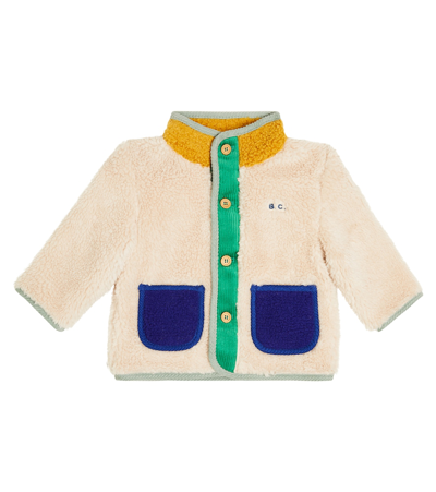 Bobo Choses Baby Faux Shearling Jacket In Multicoloured