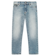 Dolce & Gabbana Logo Straight Jeans In Blue
