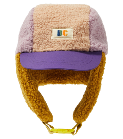 Bobo Choses Kids' Faux Shearling Chapka Hat In Multicolor