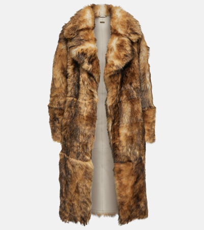 Dodo Bar Or Lidor Shearling Coat In Gold