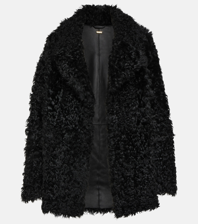 Dodo Bar Or Hunter Shearling Coat In Black
