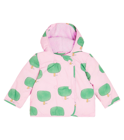 Bobo Choses Baby Tree Printed Puffer Jacket In Lilac