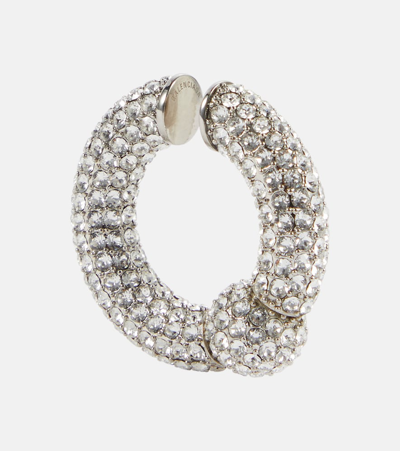 Balenciaga Embellished Ear Cuff In Silver