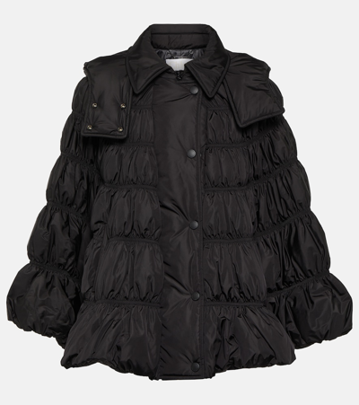 Chloé Black Quilted Down Jacket\/sleeve
