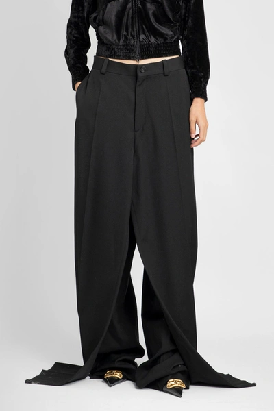 Balenciaga Woman Black Trousers