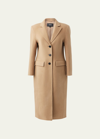 Mackage Ruth Double-face Wool Peacoat In Light Camel