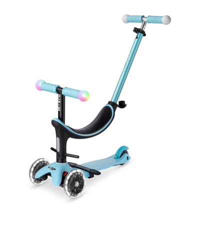 Micro Scooters Babies' Mini 2 Grow Light Up Scooter In Blue