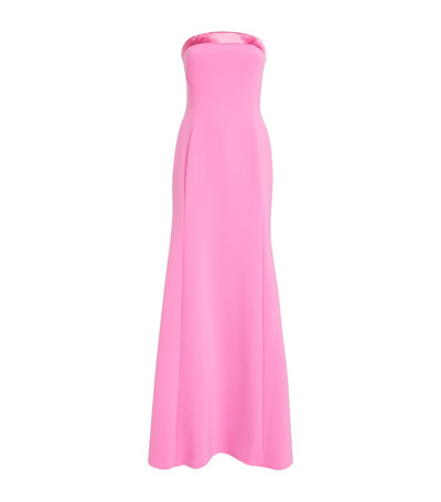 Jenny Packham Circe Strapless Gown In Pink