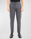 Theory Larin Slim Fit Drawstring Pants In New Tailor In Medium Charcoal