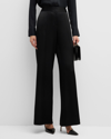 Kobi Halperin Andi High-rise Wide-leg Pants In Black
