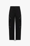 Jacquemus Navy Le Raphia 'le Cargo Marrone' Cargo Pants In New