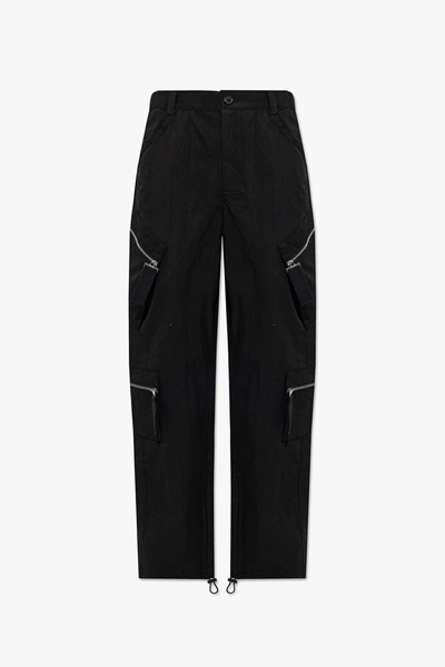 Jacquemus Navy Le Raphia 'le Cargo Marrone' Cargo Pants In New