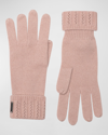 Gorski Cashmere Gloves In Pink
