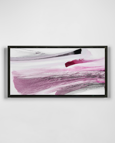 Rfa Fine Art Black And Red Giclee In Pink