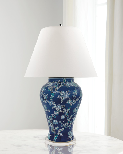 Port 68 Temple Garden Lamp In Blue