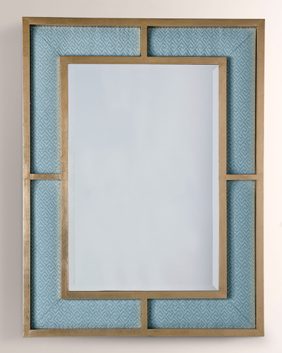 Port 68 Bedford Gold Nigel Celadon Mirror