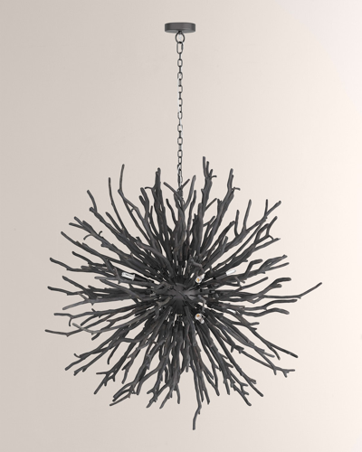 Arteriors Finch Chandelier In Gray