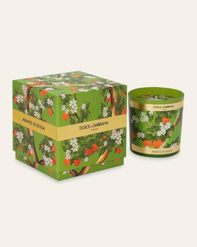 Dolce & Gabbana Sicilian Rose Scented Candle, 8.8 Oz. In Green