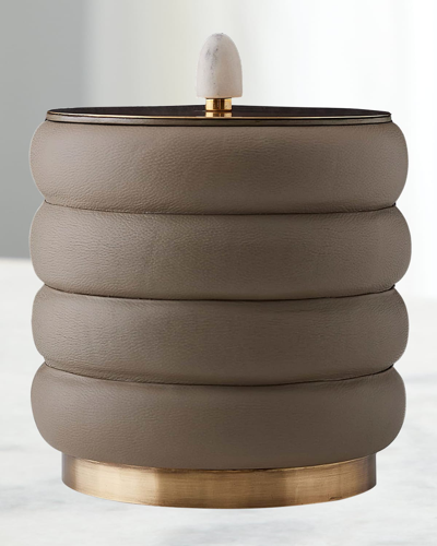 Arteriors Valen Ice Bucket In Gray