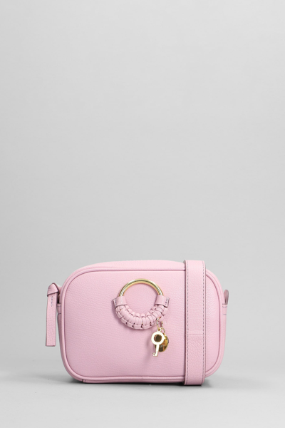 See By Chloé Camera Bag Shoulder Bag In Rose-pink Leather
