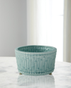 Port 68 Bamboo Garden Celadon Center Basin In Green