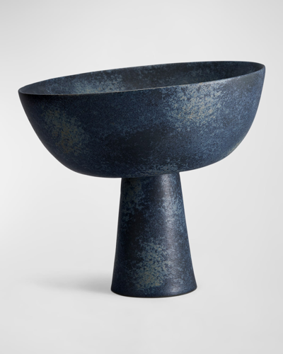 L'objet 11" Iron Terra Bowl On Stand