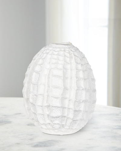 Regina Andrew Caspian Ceramic Vase In White