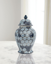 Port 68 Round Hill Hex Jar In Blue