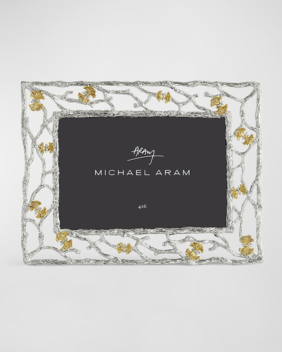 Michael Aram Butterfly Gingko Luxe Picture Frame, 4" X 6"