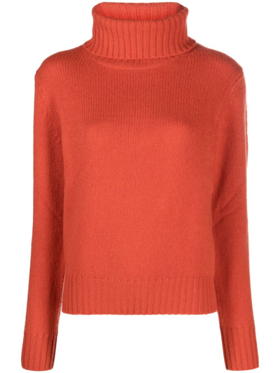 Polo Ralph Lauren Turtle Neck Sweater In Red