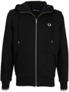 FRED PERRY FP HOODED ZIP THROUGH SWEATSHIRT