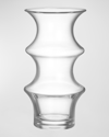 Kosta Boda Pagod Large Clear Vase, 10"