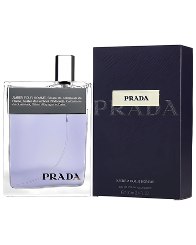 Prada Men's Amber Men 3.4oz Edt Spray In Neutral