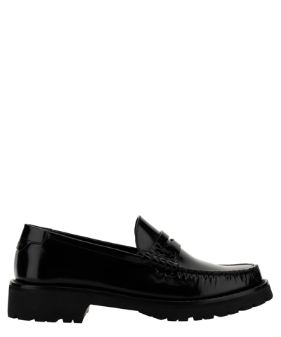 Saint Laurent Loafers In Black