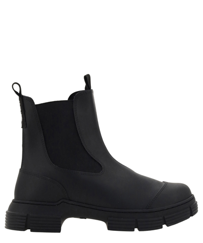 GANNI RUBBER CITY ANKLE BOOTS