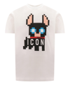 Dsquared2 Icon Pixel-print T-shirt In White