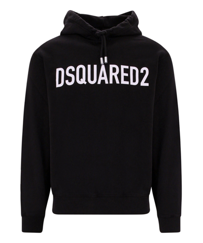 Dsquared2 Black Cool Sweat Hoodie With Logo