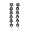 ROGER VIVIER BOUQUET PEARL PENDANT EARRINGS