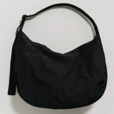 Baggu Large Nylon Crescent Bag In Black