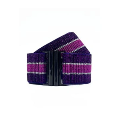 Nooki Design Zendaya Elastic Belt In Purple